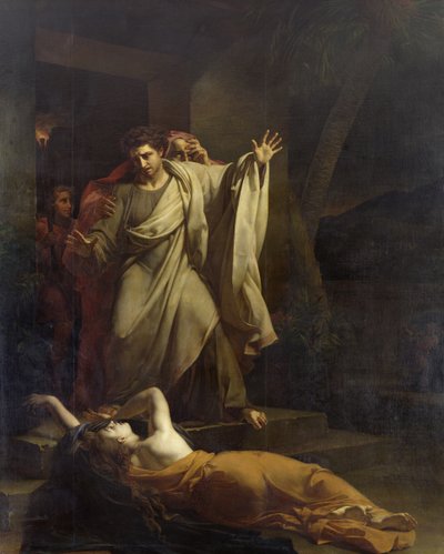 Der Levit von Ephraim von Louis Charles Auguste Couder
